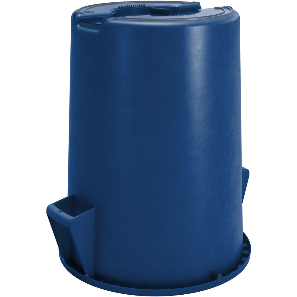 Carlisle Bronco™ 44 gal Round Trash Container, Blue - 84104414