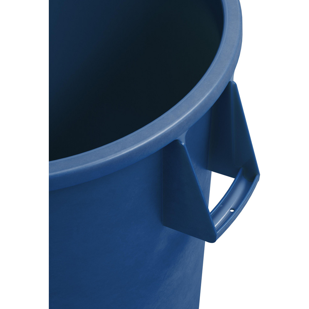 Carlisle Bronco™ 44 gal Round Trash Container, Blue - 84104414