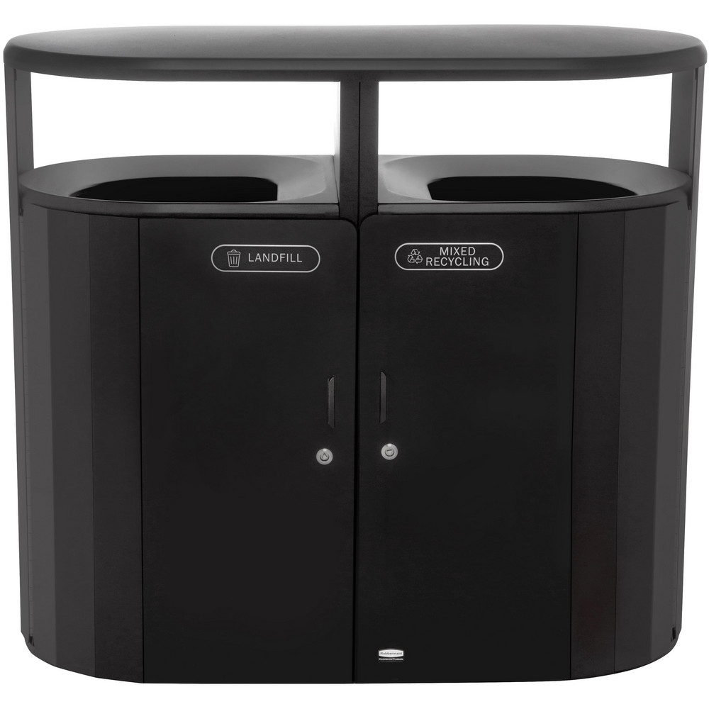 Rubbermaid Trash Cans & Recycling Containers: Product Type: Trash Can; Container Capacity: 46 gal; Container Shape: Round - 2184980