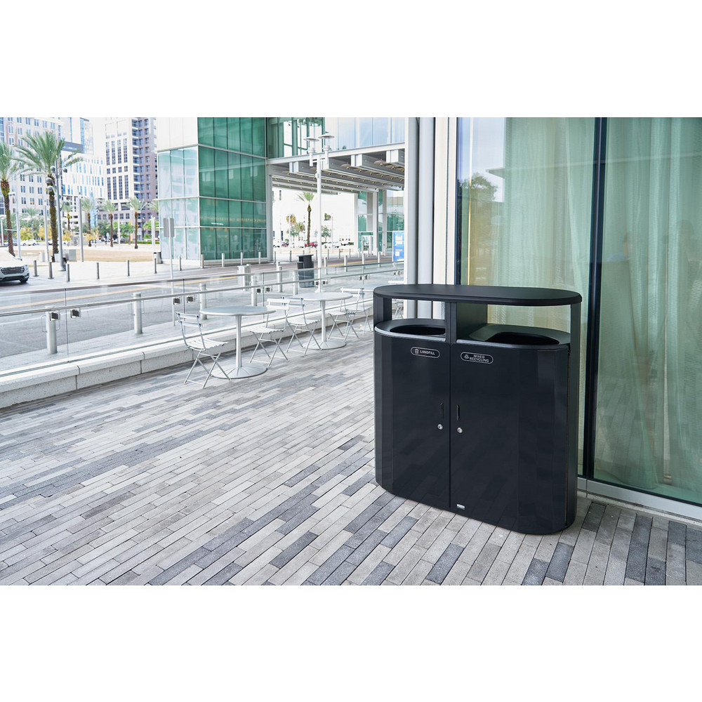 Rubbermaid Trash Cans & Recycling Containers: Product Type: Trash Can; Container Capacity: 46 gal; Container Shape: Round - 2184980