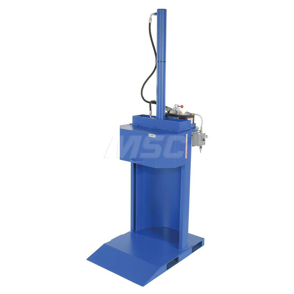 Vestil Trash Compactors & Crushers: Drum Crusher, 21210 lb, 55 Gallon Drums - MTC-PNU-55