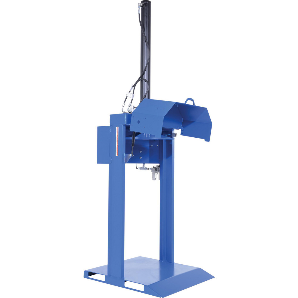 Vestil Trash Compactors & Crushers: Drum Crusher, 21210 lb, 55 Gallon Drums - MTC-PNU-55