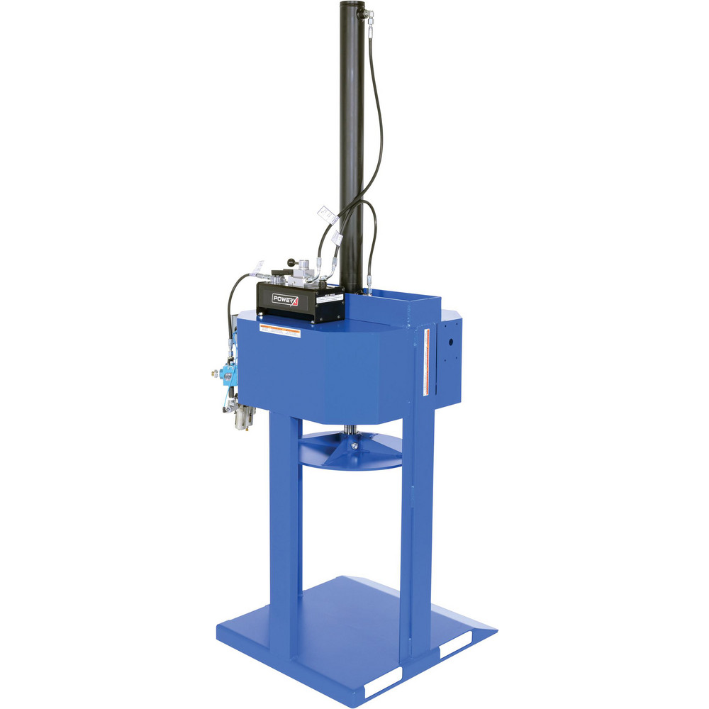 Vestil Trash Compactors & Crushers: Drum Crusher, 21210 lb, 55 Gallon Drums - MTC-PNU-55
