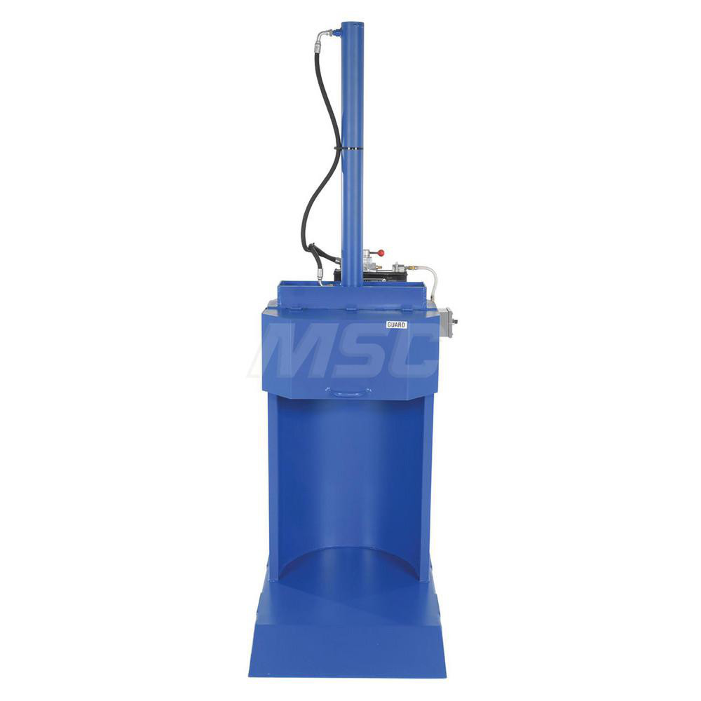 Vestil Trash Compactors & Crushers: Drum Crusher, 21210 lb, 55 Gallon Drums - MTC-PNU-55