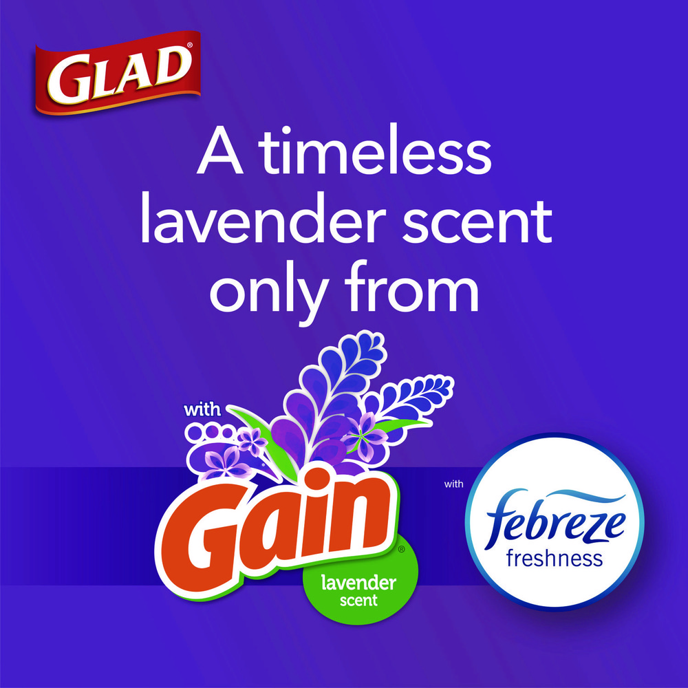 Glad Glad® ForceFlex Drawstring Trash Bags: 13 gal, 0.95 mil, Pack of 80 - CLO78902BX