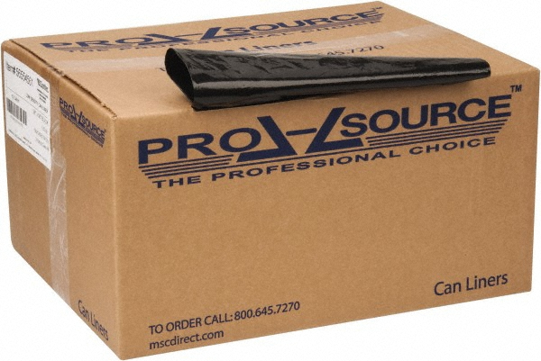 PRO-SOURCE Contractor Trash Bags: 55 gal, 2.5 mil, Pack of 50 - PSDL385825G