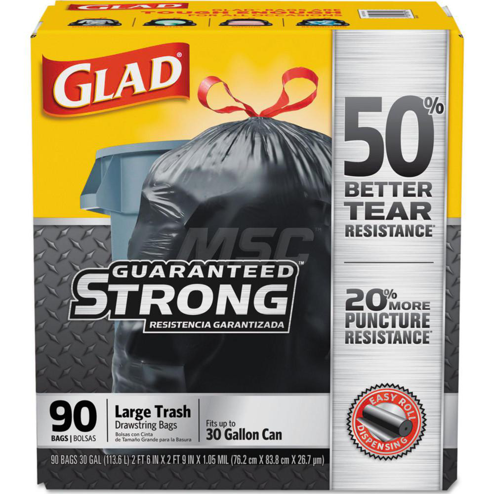 Hefty Hefty® Strong Drawstring Trash Bags: 30 gal, 1.1 mil, Pack of 74 - PCTE85274