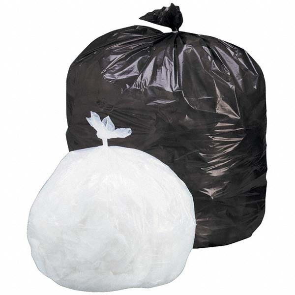 AbilityOne Heavy Duty Trash Bags: 34 gal, 1.25 mil, Pack of 125 - 8105011506256