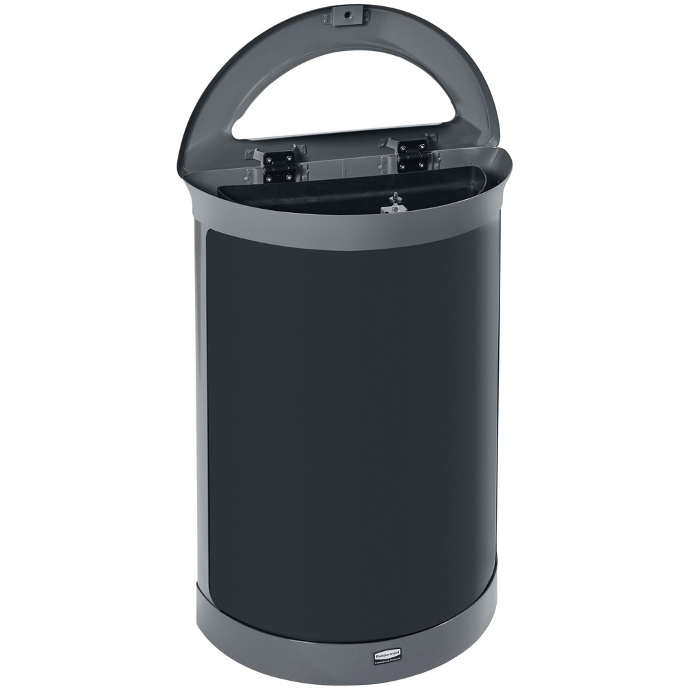 Rubbermaid Trash Cans & Recycling Containers: Product Type: Trash Can; Container Capacity: 11.5 gal; Container Shape: Half-Round - 2172845