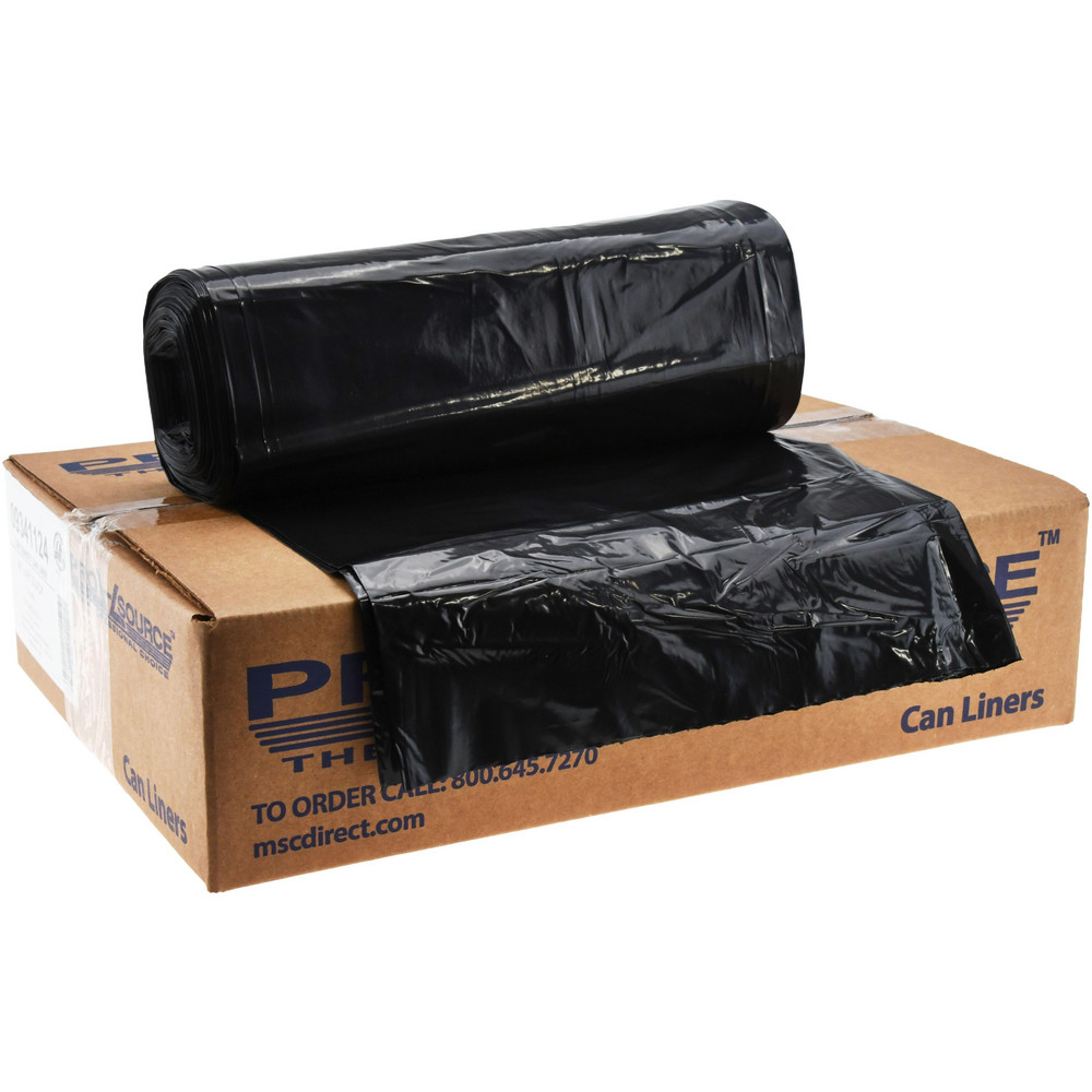 PRO-SOURCE Heavy Duty Trash Bags: 45 gal, 1.25 mil, Pack of 100 - PSRM4046125