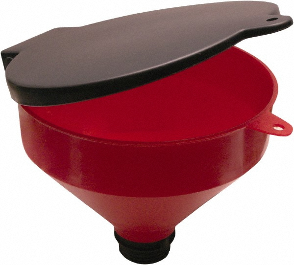 Rubbermaid Trash Can & Recycling Container Lid: Round, For 20 gal Trash Can - FG261960RED
