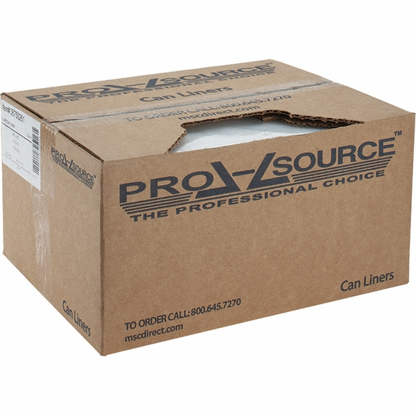 PRO-SOURCE Contractor Trash Bags: 33 gal, 4 mil, Pack of 100 - PSST24424C