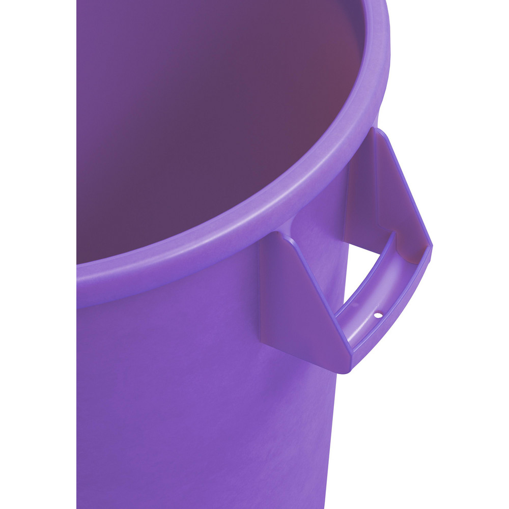 Carlisle Bronco™ 20 gal Round Trash Container, Purple - 84102089