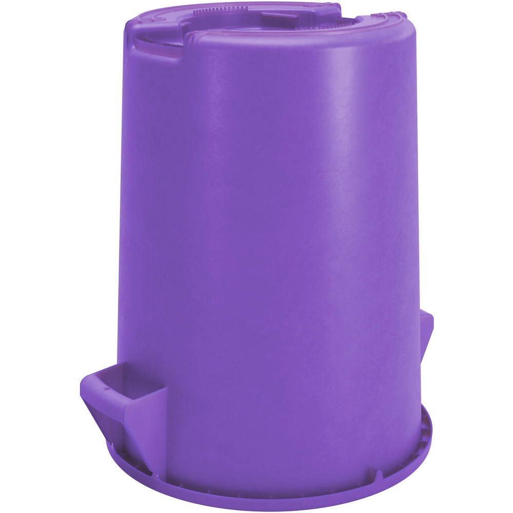 Carlisle Bronco™ 20 gal Round Trash Container, Purple - 84102089
