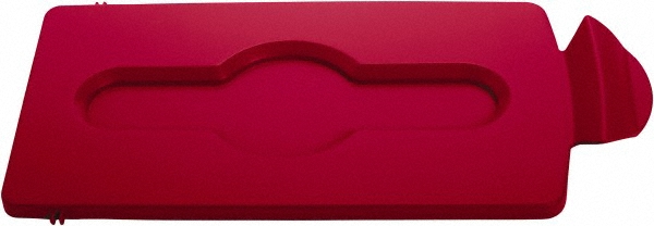 Rubbermaid Trash Can & Recycling Container Lid: Rectangle, For 23 gal Recycle Container - 2007881