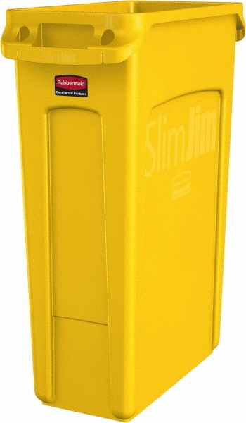 Rubbermaid Trash Can & Recycling Container Lid: Rectangle, For 23 gal Recycle Container - 2007881