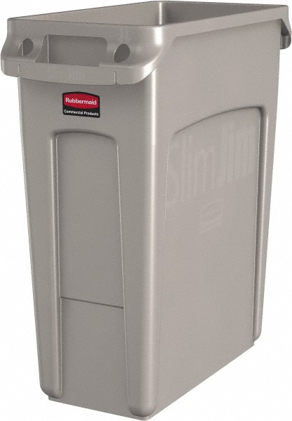 Rubbermaid Trash Can & Recycling Container Lid: Rectangle, For 23 gal Recycle Container - 2007881