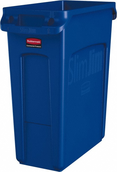 Rubbermaid Trash Can & Recycling Container Lid: Rectangle, For 23 gal Recycle Container - 2007881