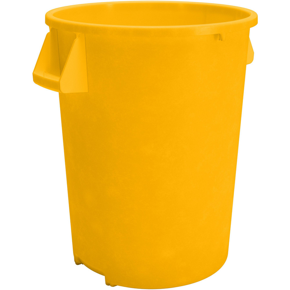 Carlisle Bronco™ 32 gal Round Trash Container, Yellow - 84103204