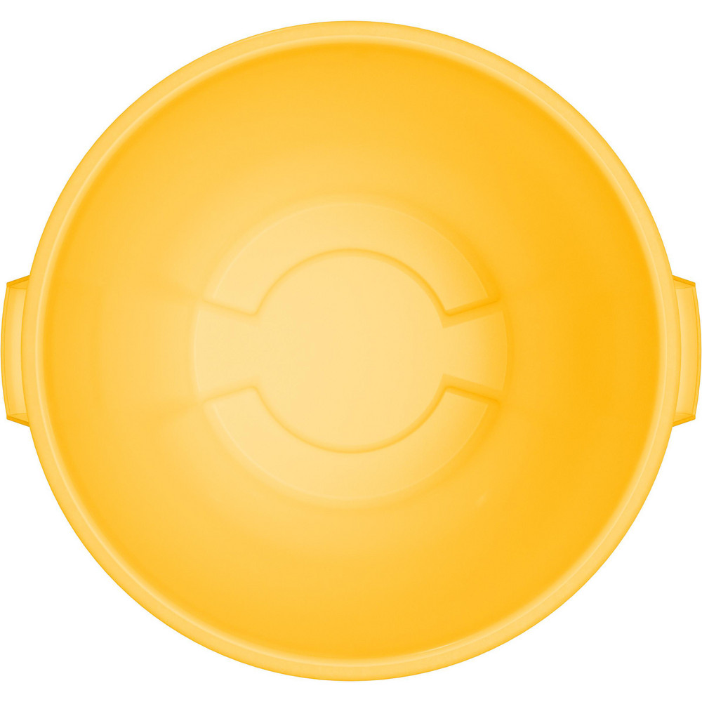 Carlisle Bronco™ 32 gal Round Trash Container, Yellow - 84103204