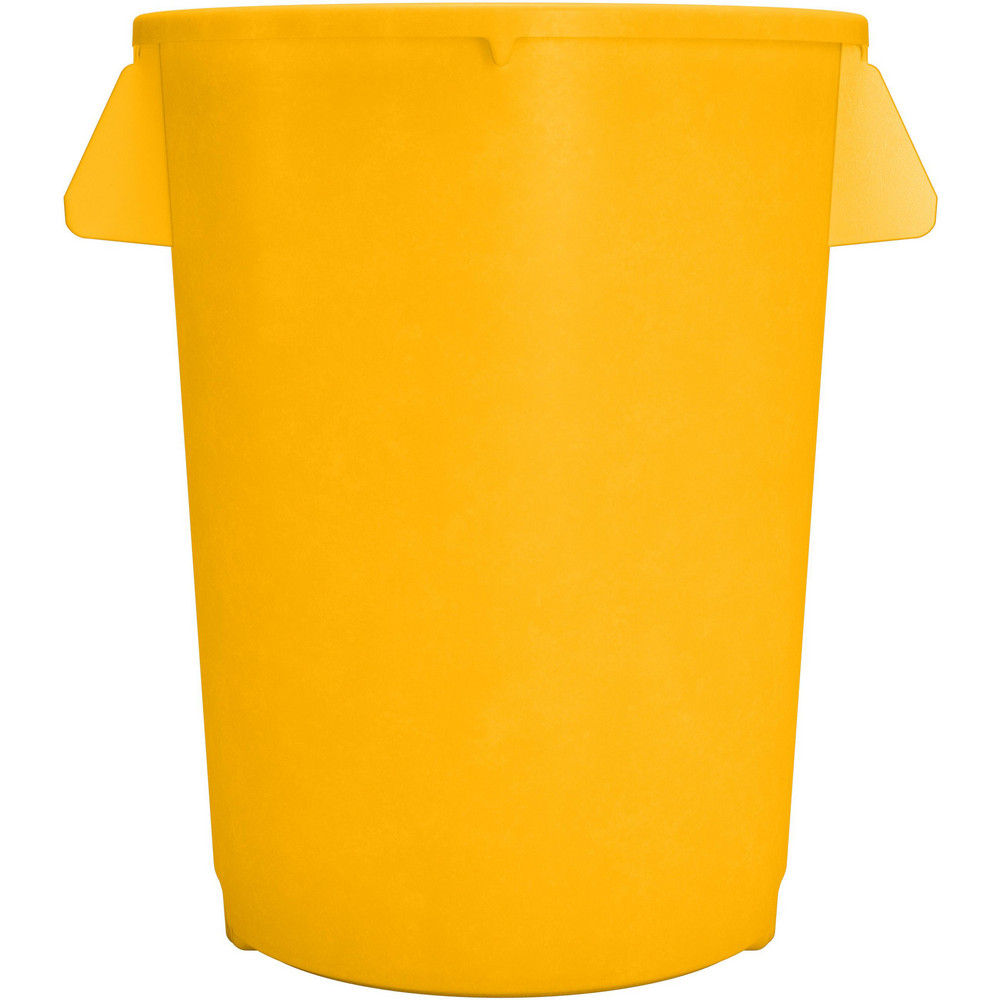 Carlisle Bronco™ 32 gal Round Trash Container, Yellow - 84103204