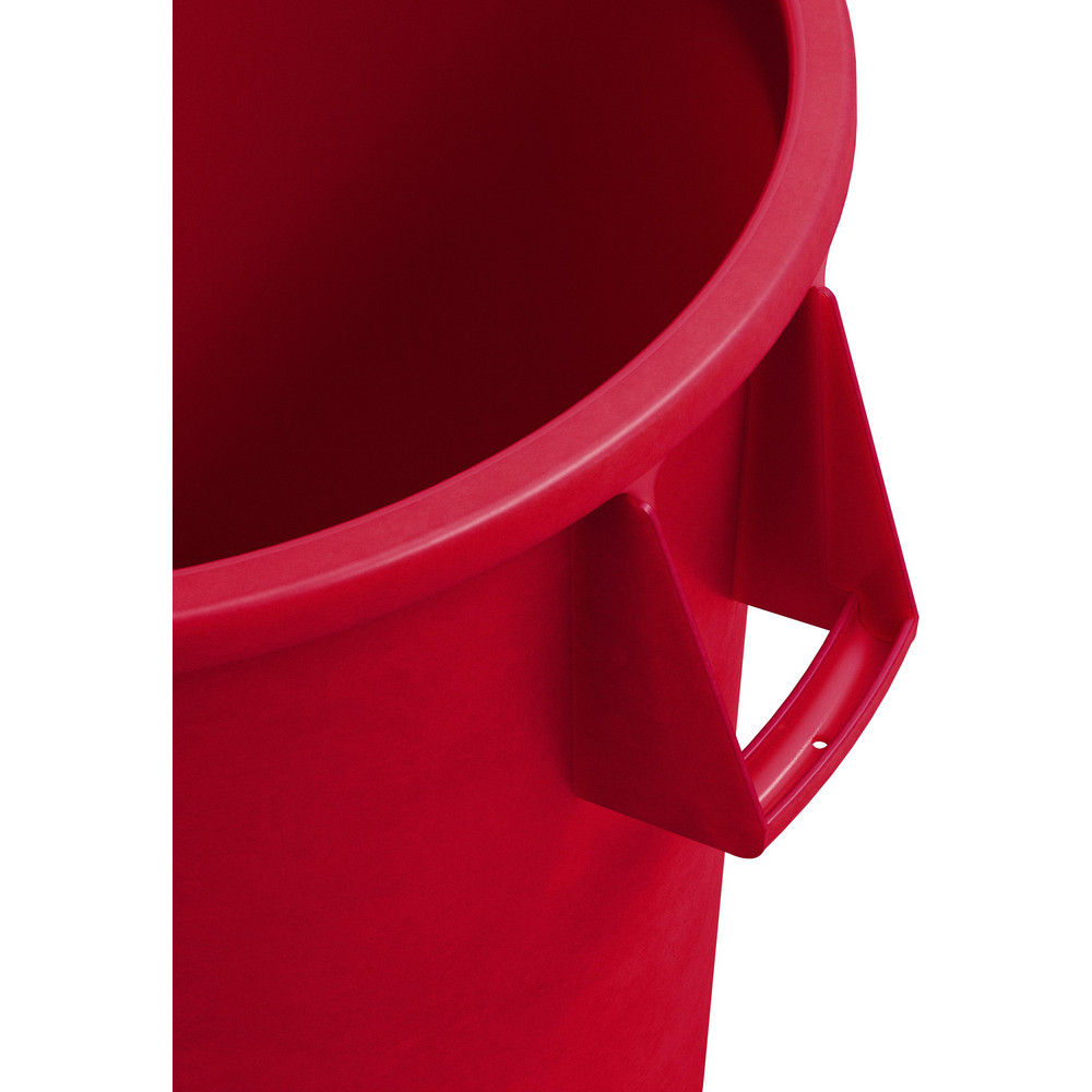 Carlisle Bronco™ 55 gal Round Trash Container, Red - 84105505