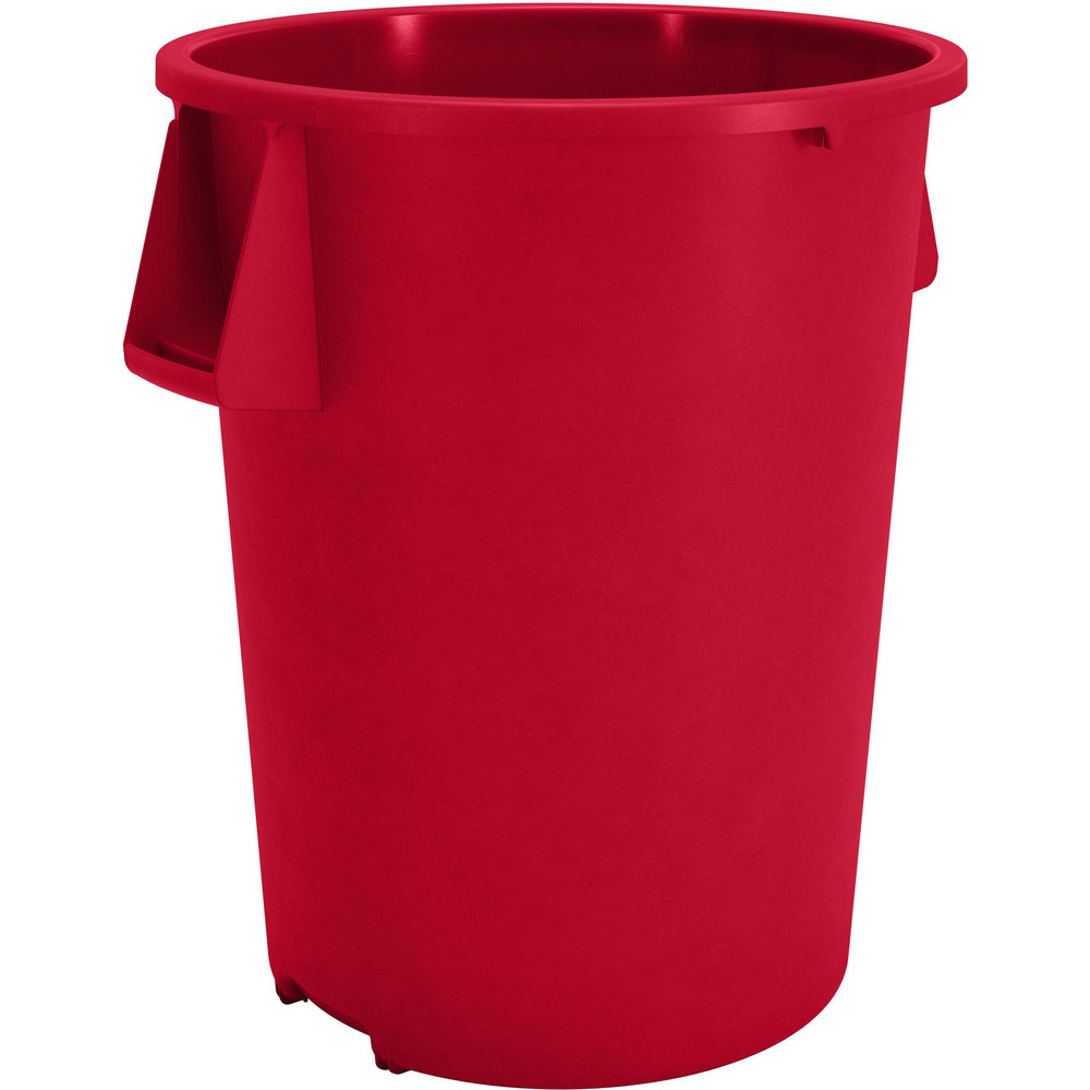 Carlisle Bronco™ 55 gal Round Trash Container, Red - 84105505