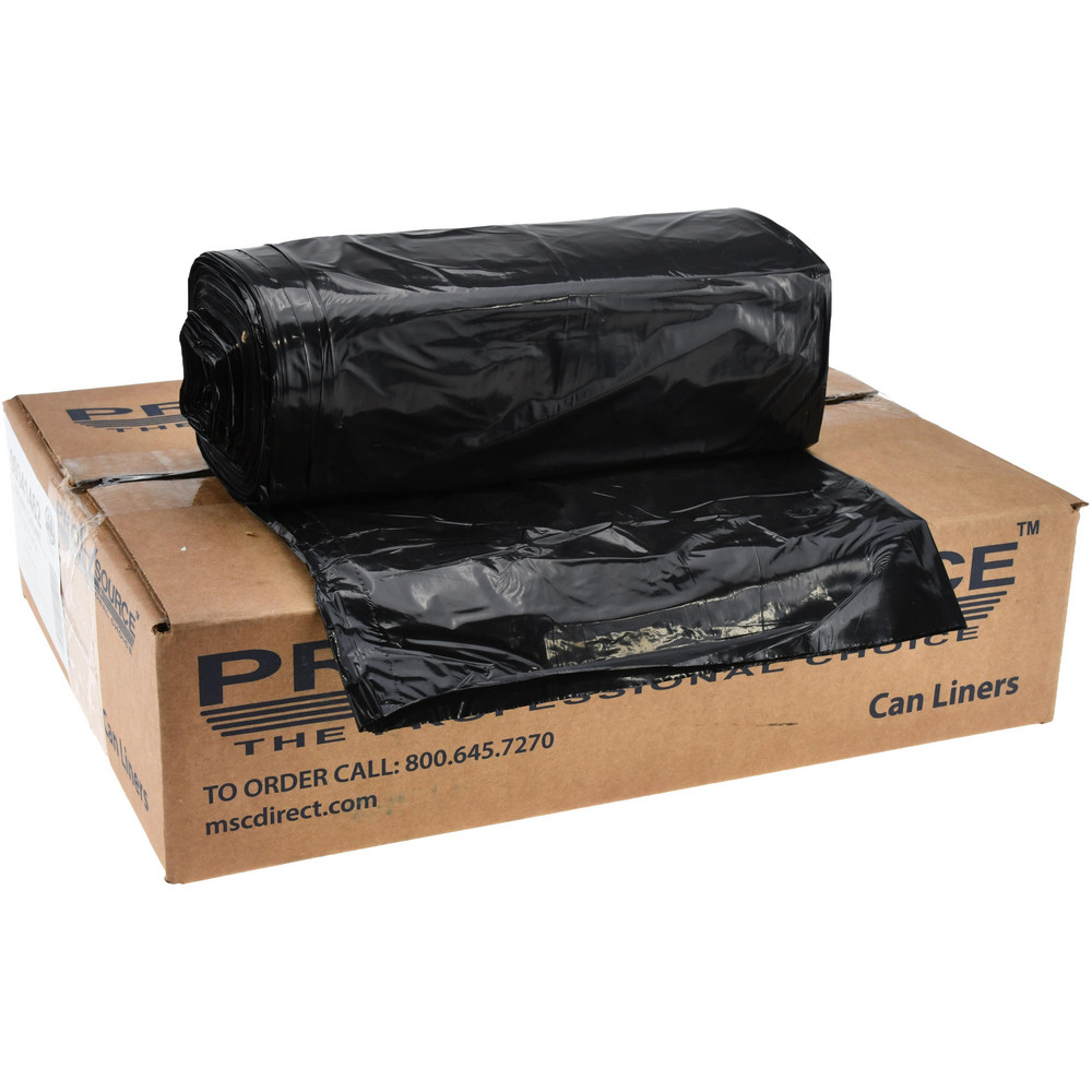 PRO-SOURCE Heavy Duty Trash Bags: 60 gal, 1 mil, Pack of 100 - PSRM6141