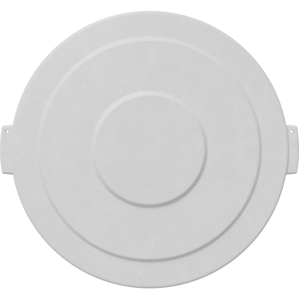Carlisle Bronco™ 55 gal Round Trash Container Lid, White - 84105602