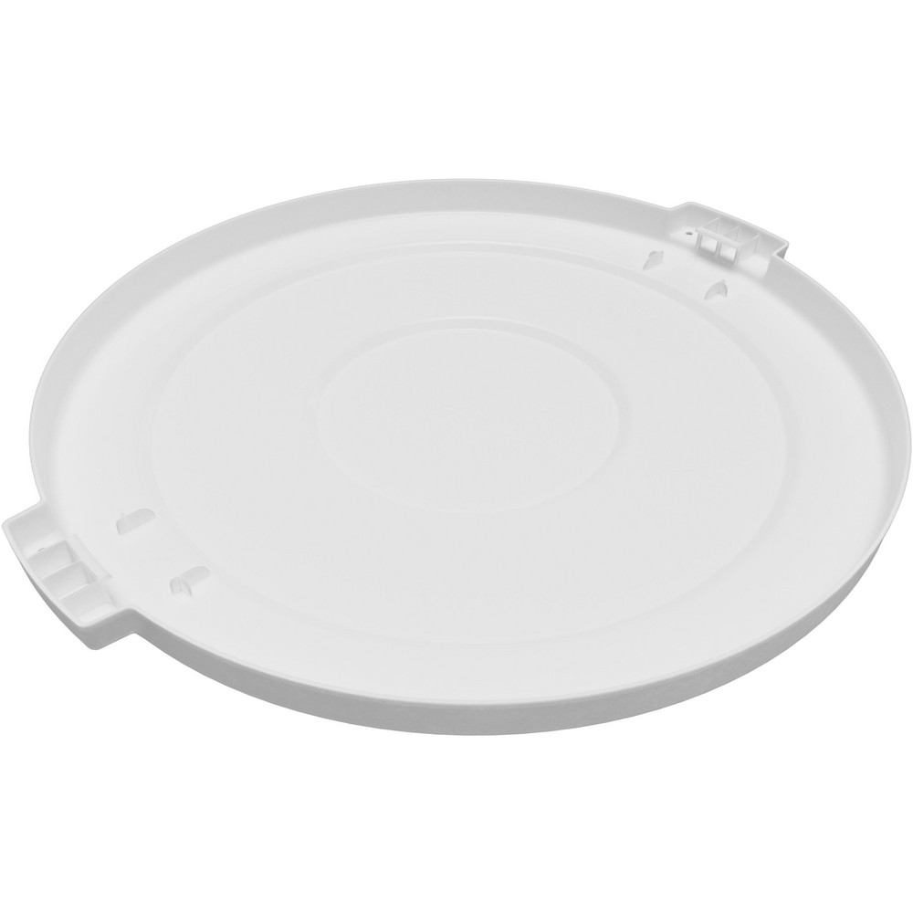 Carlisle Bronco™ 55 gal Round Trash Container Lid, White - 84105602
