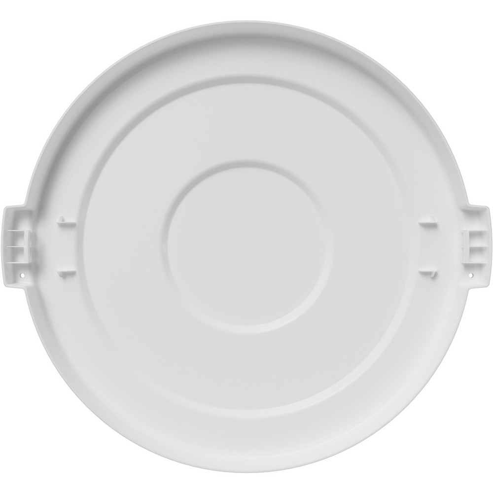 Carlisle Bronco™ 55 gal Round Trash Container Lid, White - 84105602