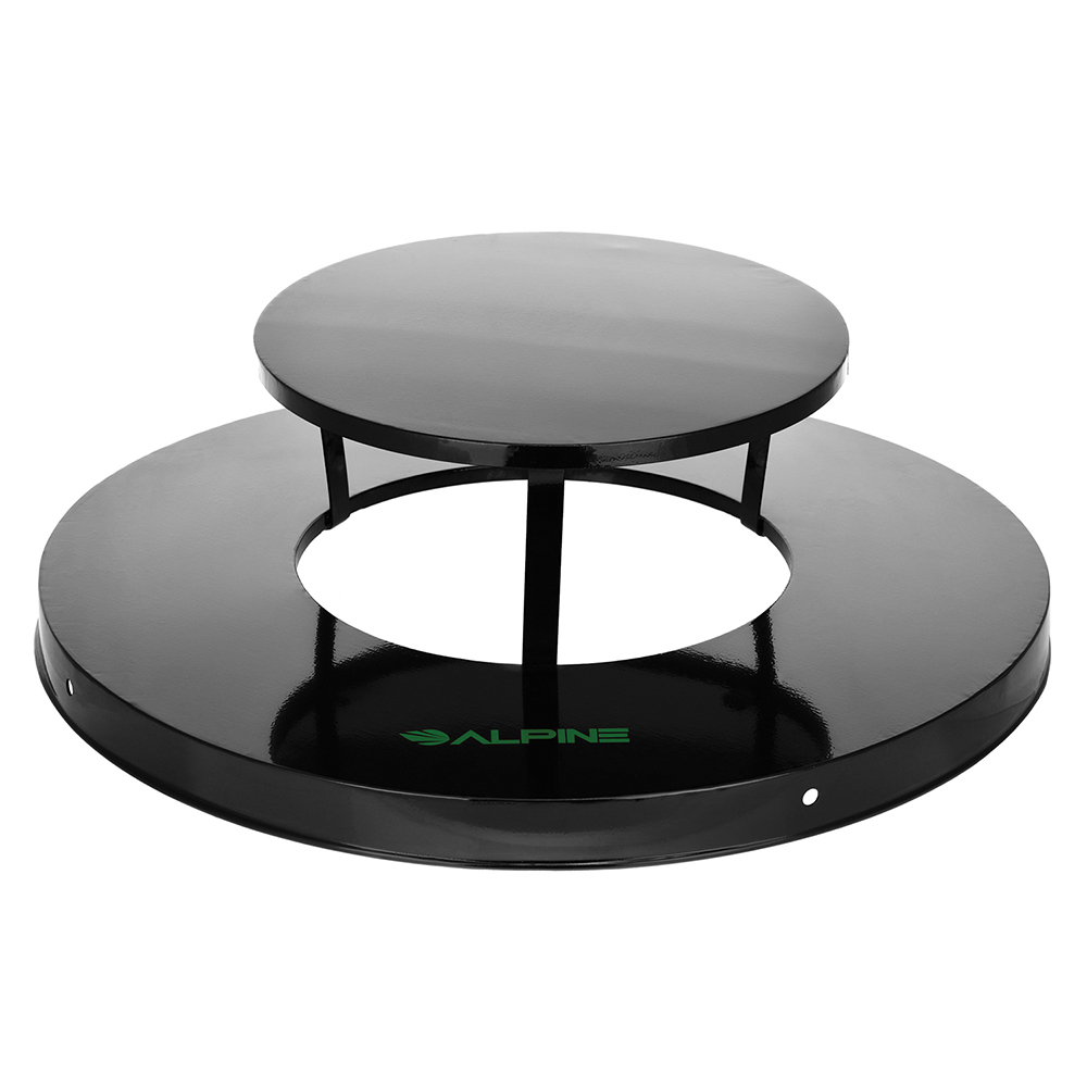 Alpine Industries Trash Can & Recycling Container Lid: Round, For 38 gal Trash Can - ALP479-38-A