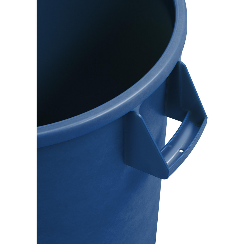 Carlisle Bronco™ 44 gal Round Recycle Container, Blue - 841044REC14