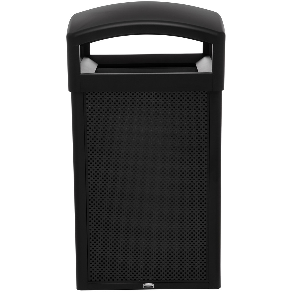Rubbermaid Decorative Metal Panels, Large, Black, 20.72" × 0.5" × 34.33" - 2182676
