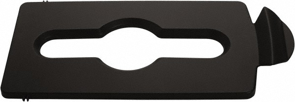 Rubbermaid Trash Can & Recycling Container Lid: Square, For 23 gal Recycle Container - 2007908