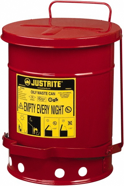 Continental Trash Can & Recycling Container Lid: Round, For 32 gal Trash Can - 3201RD