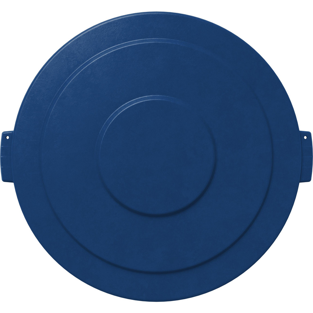 Carlisle Bronco™ 55 gal Round Trash Container Lid, Blue - 84105614
