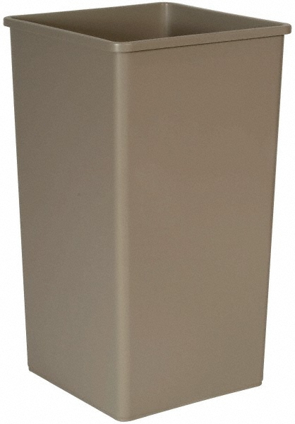 Rubbermaid Trash Can & Recycling Container Lid: Square, For 35 & 50 gal Trash Can - FG266400BEIG