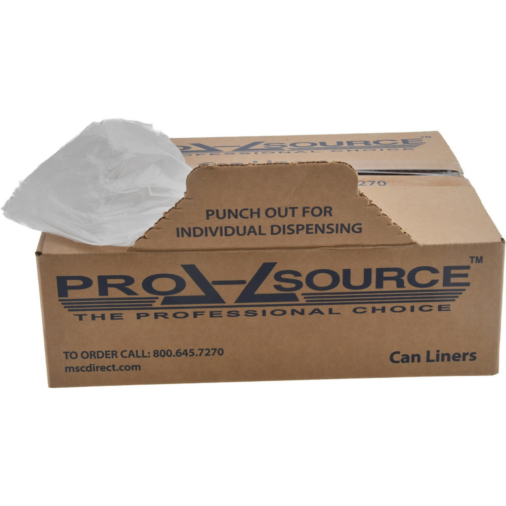 PRO-SOURCE Light Duty Trash Bags: 60 gal, 0.47 mil, Pack of 200 - PSVNR385812N