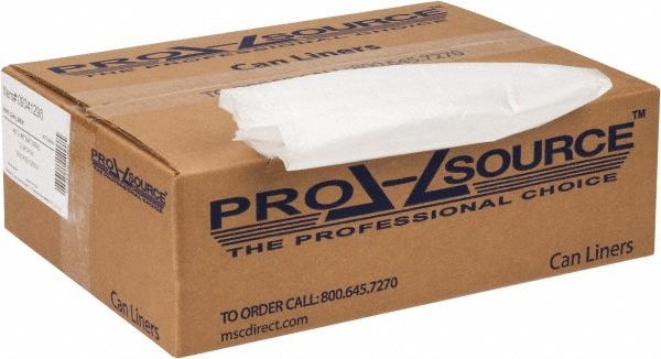PRO-SOURCE Light Duty Trash Bags: 60 gal, 0.47 mil, Pack of 200 - PSVNR385812N