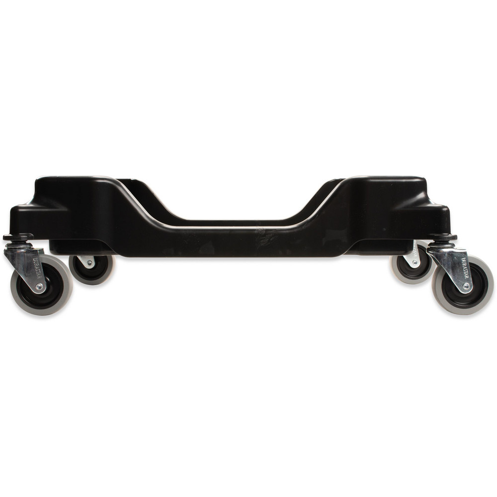 Carlisle Trimline™ 15, 23 gal Rectangle Trash Can Dolly, Black - 36921003