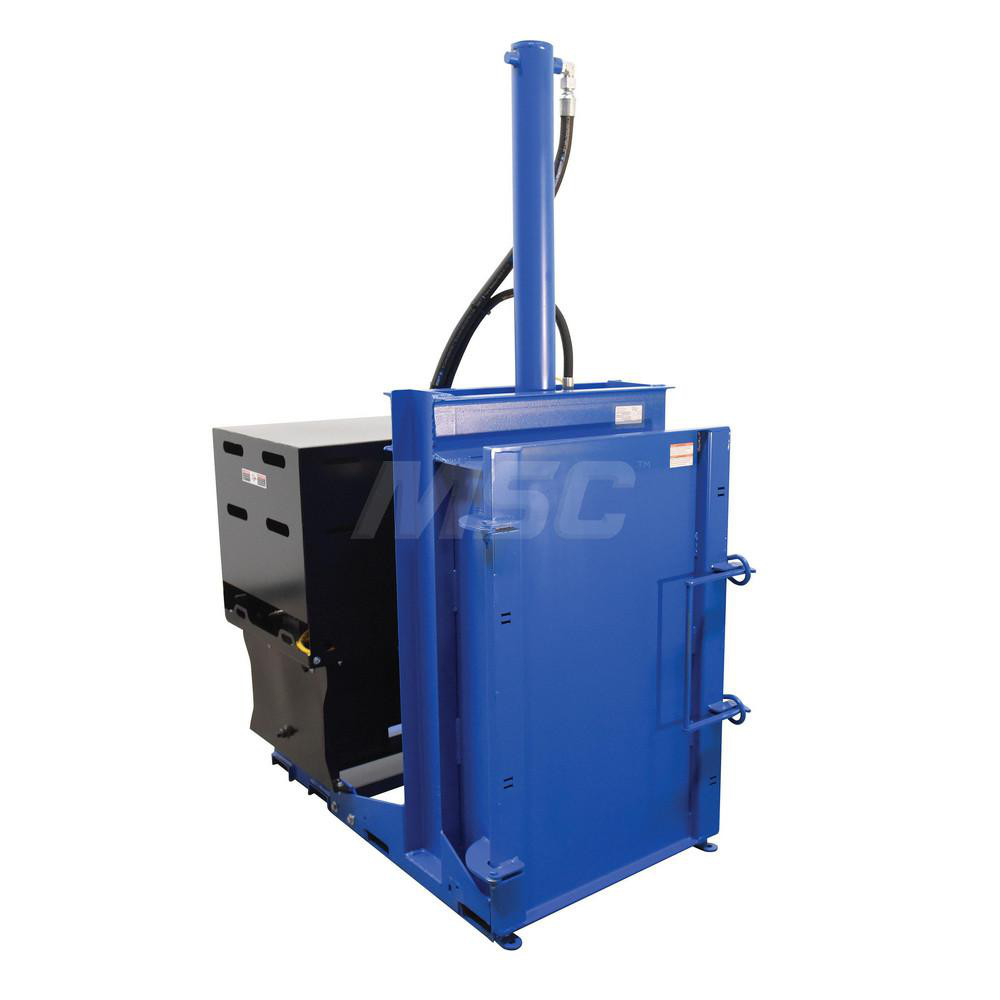 Vestil Trash Compactors & Crushers: Drum Crusher, 38000 lb, Drums Up to 55 Galllons - HDC-905-IDC/230V
