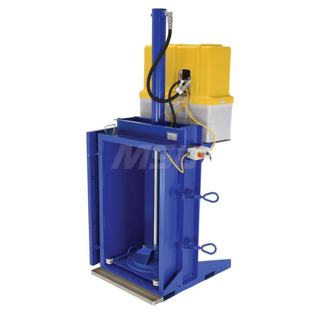 Vestil Trash Compactors & Crushers: Drum Crusher, 38000 lb, Drums Up to 55 Galllons - HDC-905-IDC/230V