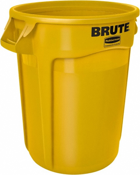 Rubbermaid BRUTE Heavy-Duty Round Trash/Garbage Can, 32-Gallon, Black - 1867531
