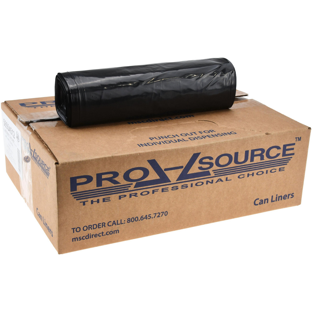 PRO-SOURCE Pack of (50) 65 Gal Capacity, Clear, Linear Low-Denstiy Polyethylene (LLDPE), Hazardous Waste Bags - PSDL387840C