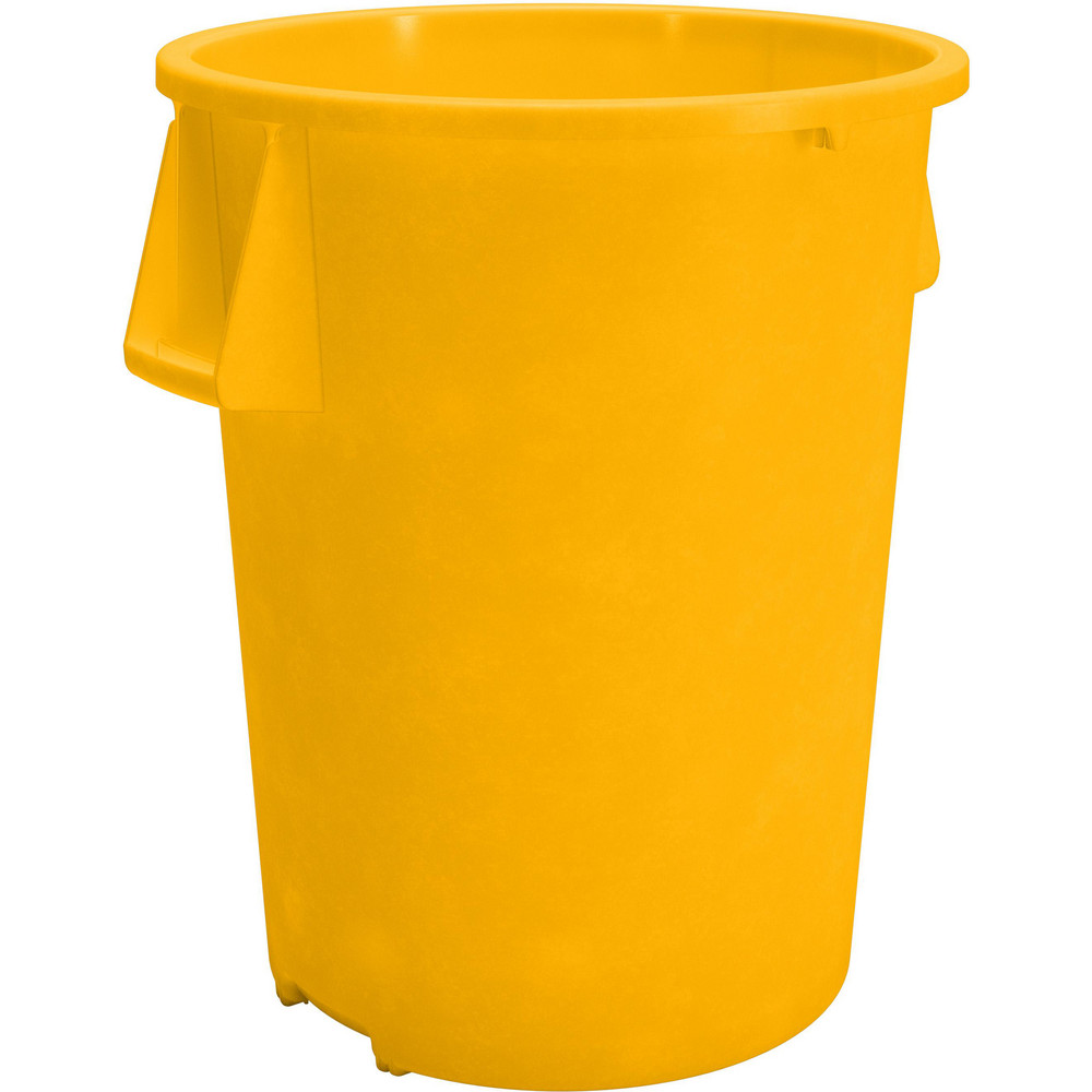 Carlisle Bronco™ 55 gal Round Trash Container, Yellow - 84105504