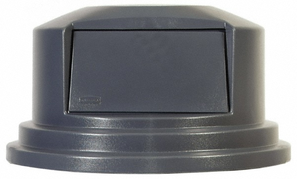 Toter Trash Can: 20 gal, Round, Black - RND20-B0200