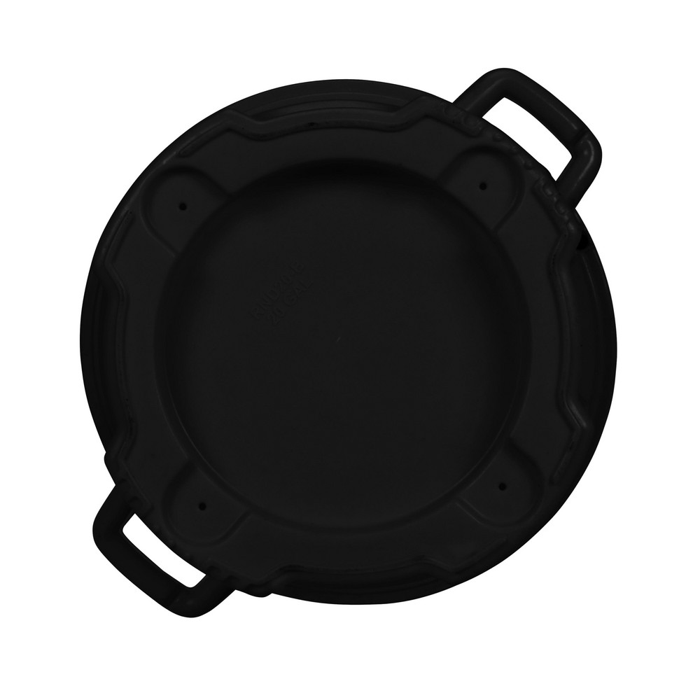 Toter Trash Can: 20 gal, Round, Black - RND20-B0200