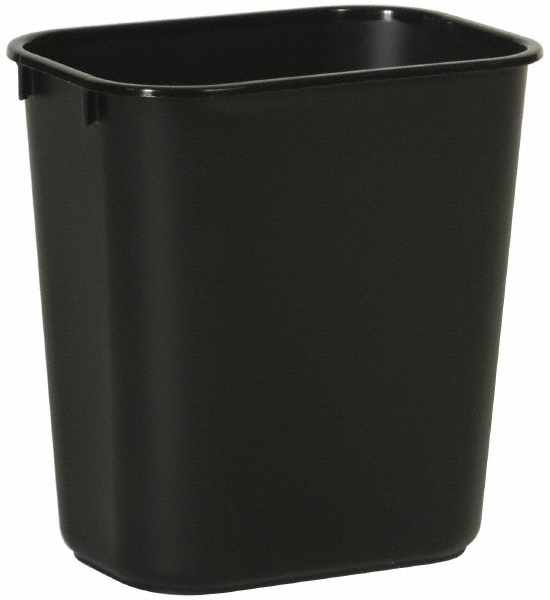 Toter Trash Can: 20 gal, Round, Black - RND20-B0200