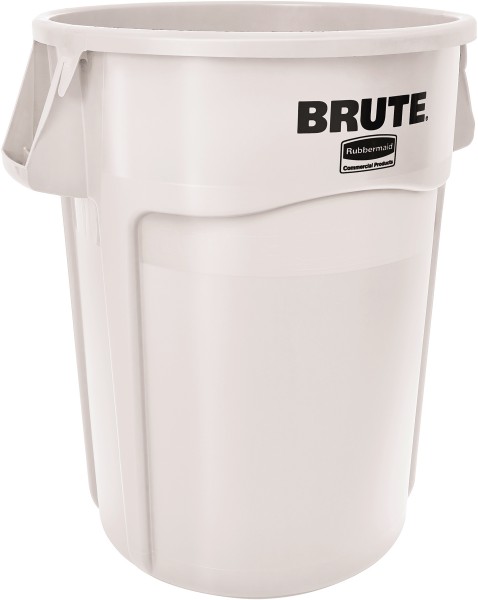 Toter Trash Can: 20 gal, Round, Black - RND20-B0200